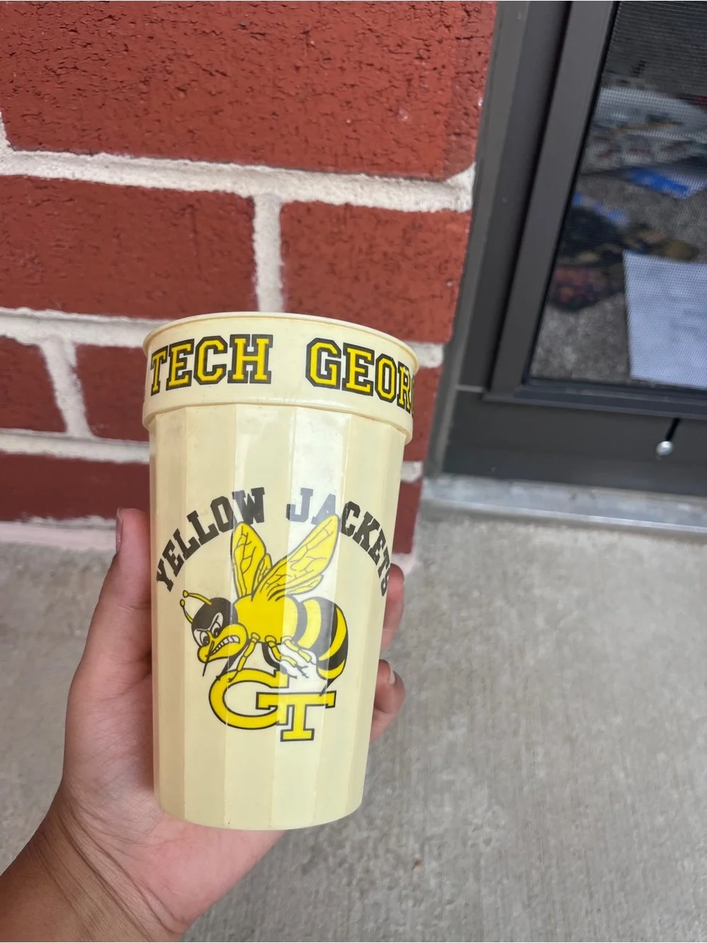 Vintage Georgia Tech Yellow Jackets Gameday Cup Tailgate GT Atlanta Frat 80s 90s